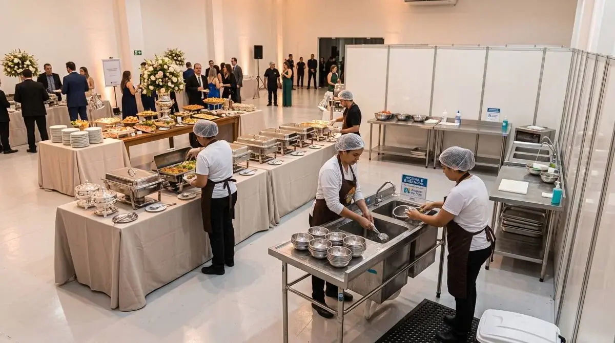Aluguel de Pia Inox 2 Cubas para Eventos